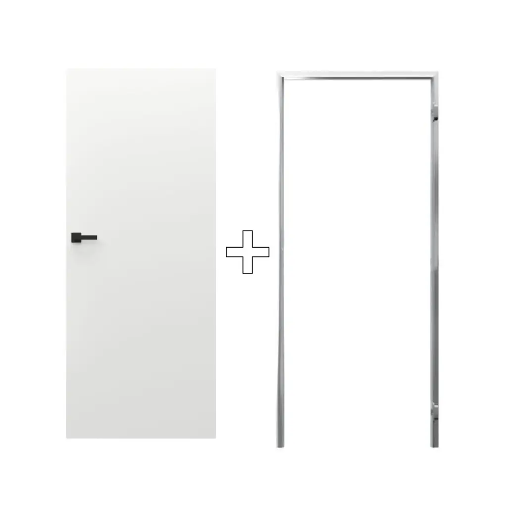 Zestaw Drzwi ukryte + Ościeżnica Porta HIDE Odwrotna przylga (otwierane do wewnątrz) Lewe 80cm plaster miodu, SPP1110L08LBP0A7U0H000, OPP100LL080000AN200000, Zestaw, Porta HIDE, PORTA