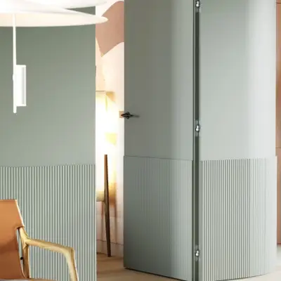 Zestaw Drzwi ukryte + Ościeżnica Porta HIDE Odwrotna przylga (otwierane do wewnątrz) Lewe 80cm plaster miodu, SPP1110L08LBP0A7U0H000, OPP100LL080000AN200000