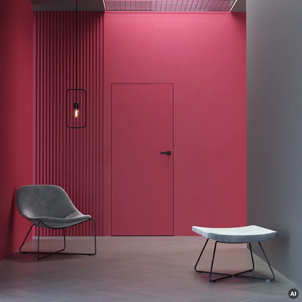 Zestaw Drzwi ukryte + Ościeżnica Porta HIDE Bezprzylgowe (otwierane na zewnątrz) Lewe 80cm plaster miodu, SPA1110L08LBP0A7U0H000, OPA100LL080000AN200000, Zestaw, PORTA HIDE, PORTA
