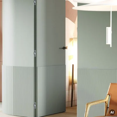 Zestaw Drzwi ukryte + Ościeżnica Porta HIDE Odwrotna przylga (otwierane do wewnątrz) Prawe 80cm plaster miodu, SPP1110P08LBP0A7U0H000, OPP100LP080000AN200000