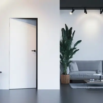 Zestaw Drzwi ukryte + Ościeżnica Porta HIDE Odwrotna przylga (otwierane do wewnątrz) Prawe 80cm plaster miodu, SPP1110P08LBP0A7U0H000, OPP100LP080000AN200000