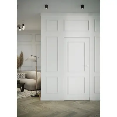 Zestaw Drzwi ukryte + Ościeżnica Porta HIDE Bezprzylgowe (otwierane na zewnątrz) Lewe 70cm plaster miodu, SPA1110L07LBP0A7U0H000, OPA100LL070000AN200000