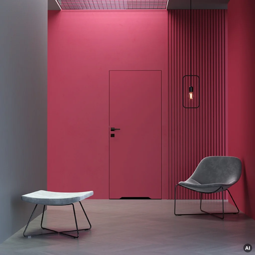 Zestaw Drzwi ukryte + Ościeżnica Porta HIDE WC Bezprzylgowe (otwierane na zewnątrz) Prawe 70cm plaster miodu, SPA1110P07LBPWAYU0H000, OPA100LP070000AN200000, Zestaw, PORTA HIDE, PORTA