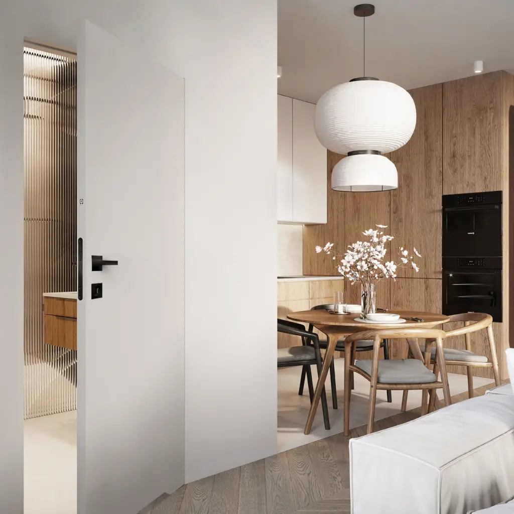 Zestaw Drzwi ukryte + Ościeżnica Porta HIDE WC Bezprzylgowe (otwierane na zewnątrz) Prawe 70cm plaster miodu, SPA1110P07LBPWAYU0H000, OPA100LP070000AN200000, Zestaw, Porta HIDE, PORTA