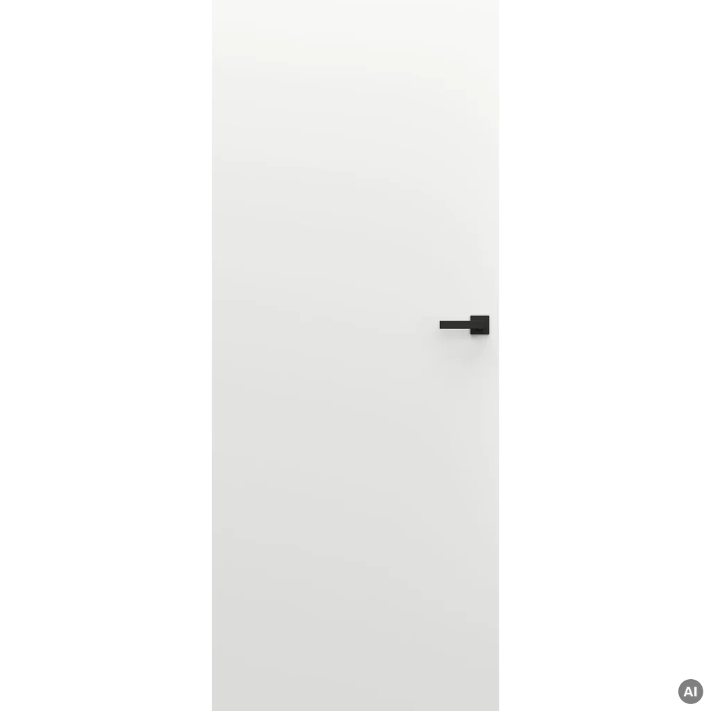 Zestaw Drzwi ukryte + Ościeżnica Porta HIDE Odwrotna przylga (otwierane do wewnątrz) Prawe 80cm płyta, SPP1110P08LBP0A7V0O000, OPP100LP080000AN300000, Zestaw, PORTA HIDE, PORTA