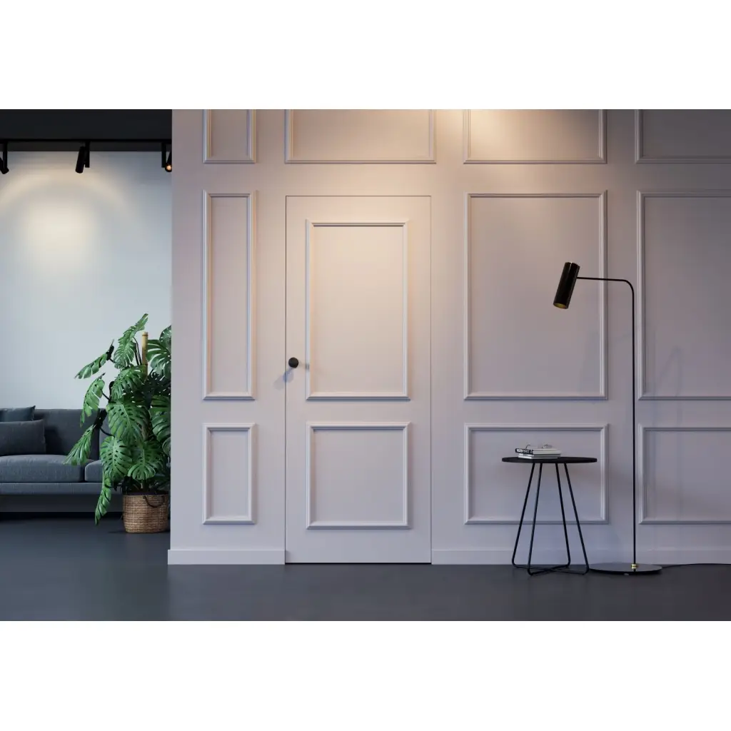 Zestaw Drzwi ukryte + Ościeżnica Porta HIDE Bezprzylgowe (otwierane na zewnątrz) Prawe 80cm płyta, SPA1110P08LBP0A7V0O000, OPA100LP080000AN300000, Zestaw, Porta HIDE, PORTA