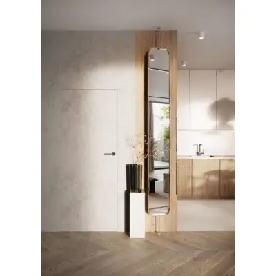 Zestaw Drzwi ukryte + Ościeżnica Porta HIDE Bezprzylgowe (otwierane na zewnątrz) Lewe 70cm płyta, SPA1110L07LBP0A7V0O000, OPA100LL070000AN300000