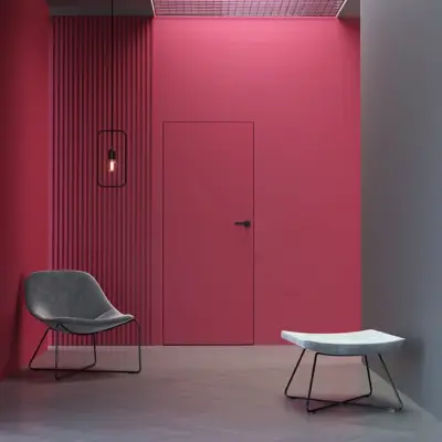 Zestaw Drzwi ukryte + Ościeżnica Porta HIDE Bezprzylgowe (otwierane na zewnątrz) Lewe 70cm płyta, SPA1110L07LBP0A7V0O000, OPA100LL070000AN300000