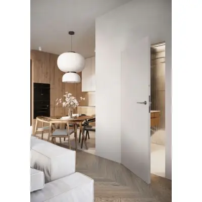 Zestaw Drzwi ukryte + Ościeżnica Porta HIDE Bezprzylgowe (otwierane na zewnątrz) Lewe 70cm płyta, SPA1110L07LBP0A7V0O000, OPA100LL070000AN300000