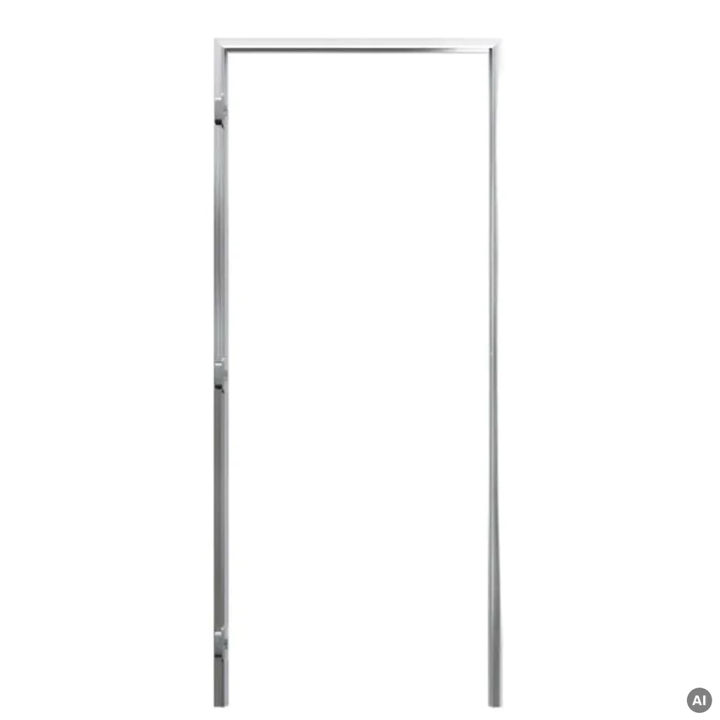 Zestaw Drzwi ukryte + Ościeżnica Porta HIDE Bezprzylgowe (otwierane na zewnątrz) Lewe 70cm płyta, SPA1110L07LBP0A7V0O000, OPA100LL070000AN300000, Zestaw, PORTA HIDE, PORTA