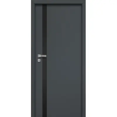Drzwi A01 Szyba Linea Czarna