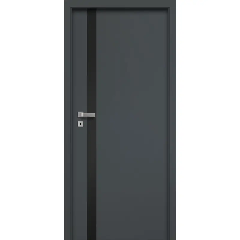 Drzwi A01 Szyba Linea Czarna