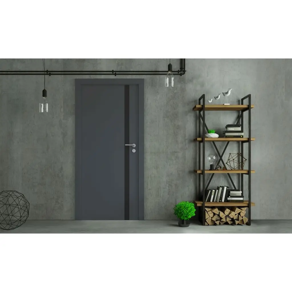 Drzwi A01 Szyba Linea Czarna, Drzwi wewnętrzne, CREATO, POL-SKONE