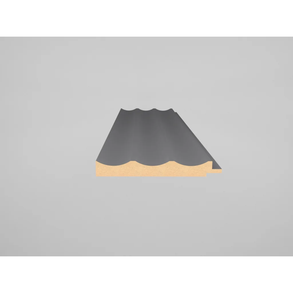 Listwa startowa Matt Soft Touch Stone Grey 728 Lewa Wave, 120041513, Listwa startowa, Lamele MDF Akcesoria, AGT