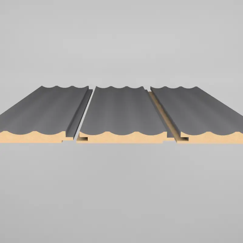 Listwa zakończeniowa Matt Soft Touch Relax Green 735 Prawa 