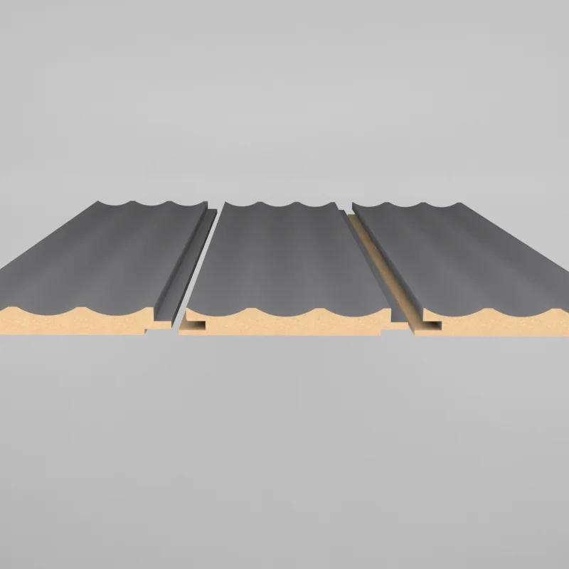 Listwa zakończeniowa Matt Soft Touch Stone Grey 728 Prawa W