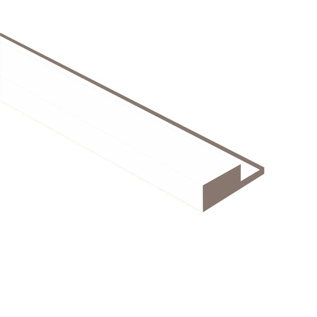 Listwa startowa Matt Soft Touch White 734 Lewa M, 120031927, Listwa startowa, Lamele MDF AGT Akcesoria, AGT