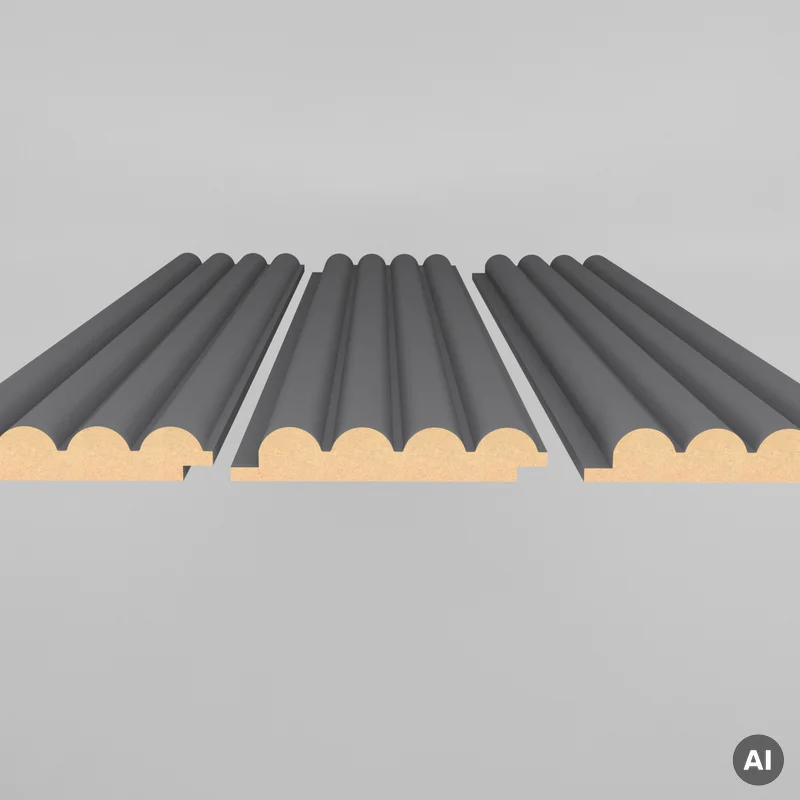 Listwa zakończeniowa Supramat Timeless Grey 3017 Prawa Oval