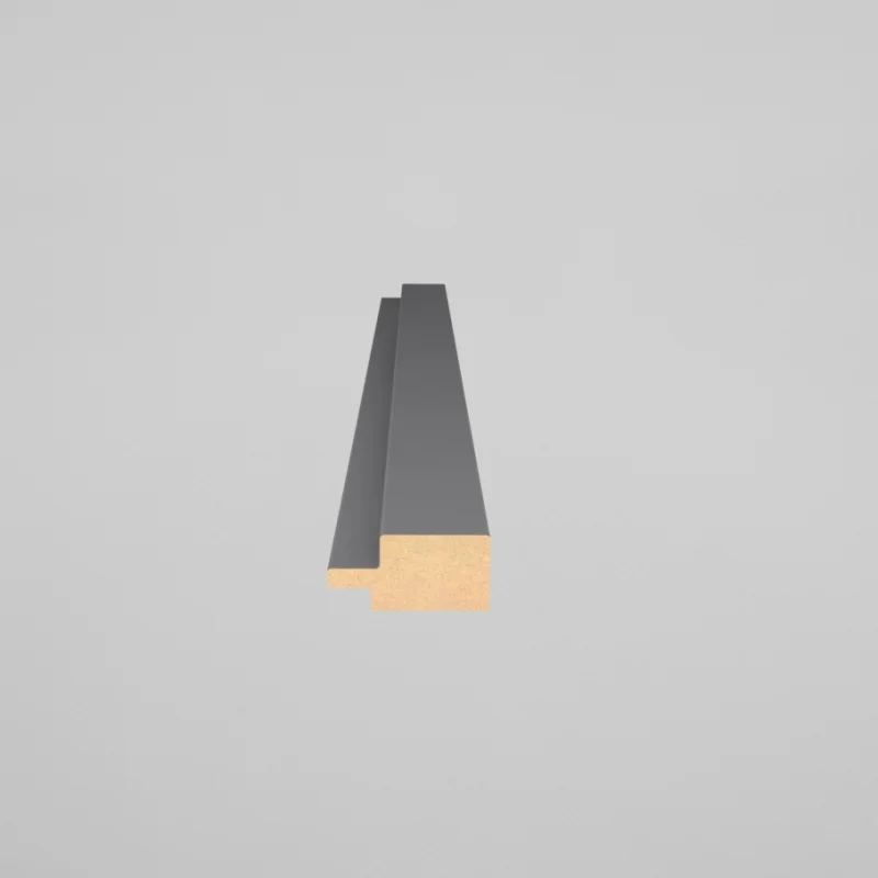 Listwa zakończeniowa Matt Soft Touch Storm Grey 726 Prawa M