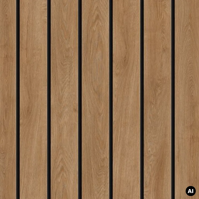 Panele elewacyjne fasadowe Solvo V-Black Dąb Naturalny 3030