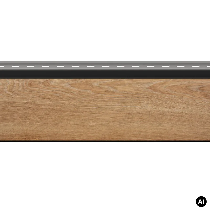 Panele elewacyjne fasadowe Solvo V-Black Dąb Naturalny 3030