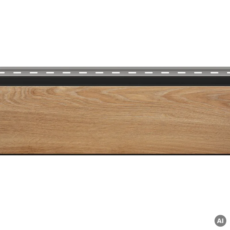 Panele elewacyjne fasadowe Solvo V-Black Dąb Naturalny 3030