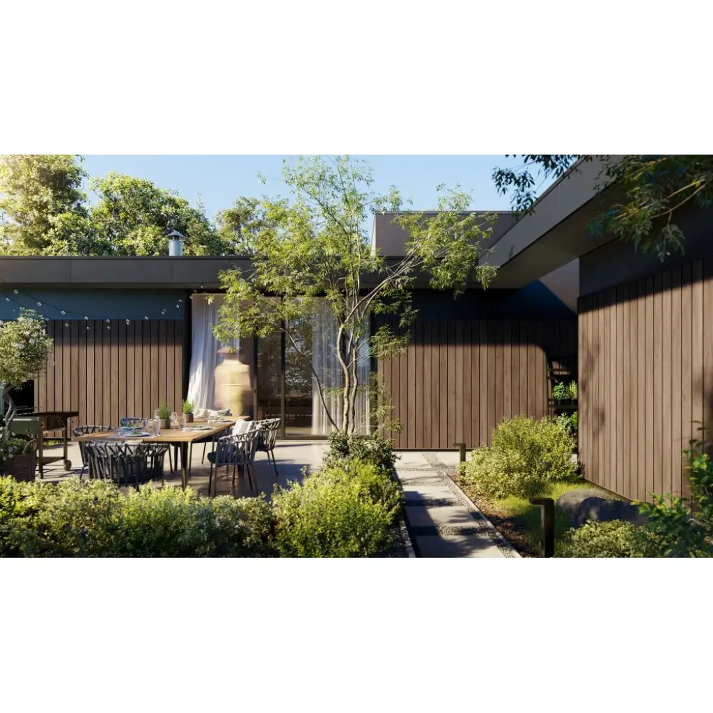 Panele elewacyjne fasadowe Solvo V-Black Dąb Czekoladowy 3030861 SO-01, Panele zewnętrzne, Solvo, VOX