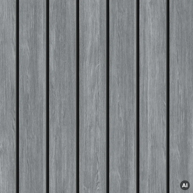 Panele elewacyjne fasadowe Solvo V-Black Dąb Szary 3030867