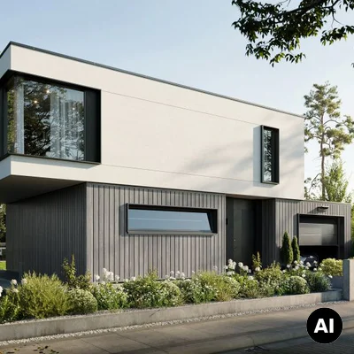 Panele elewacyjne fasadowe Solvo V-Black Dąb Szary 3030867 SO-01