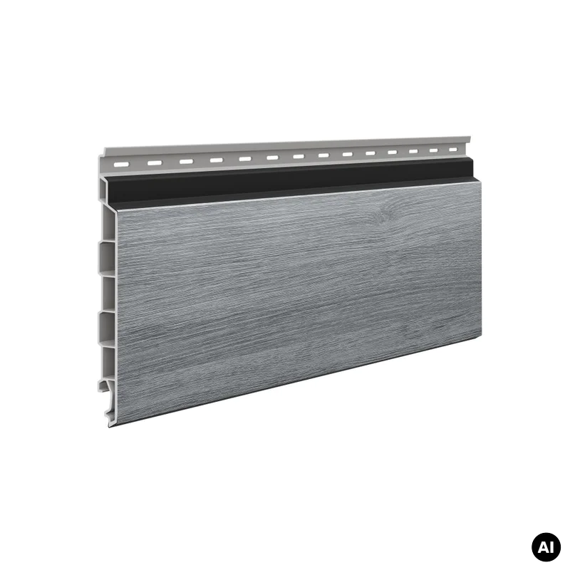 Panele elewacyjne fasadowe Solvo V-Black Dąb Szary 3030867