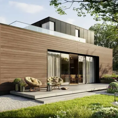 Panele elewacyjne fasadowe Solvo Dąb Czekoladowy 3030860 SO-01