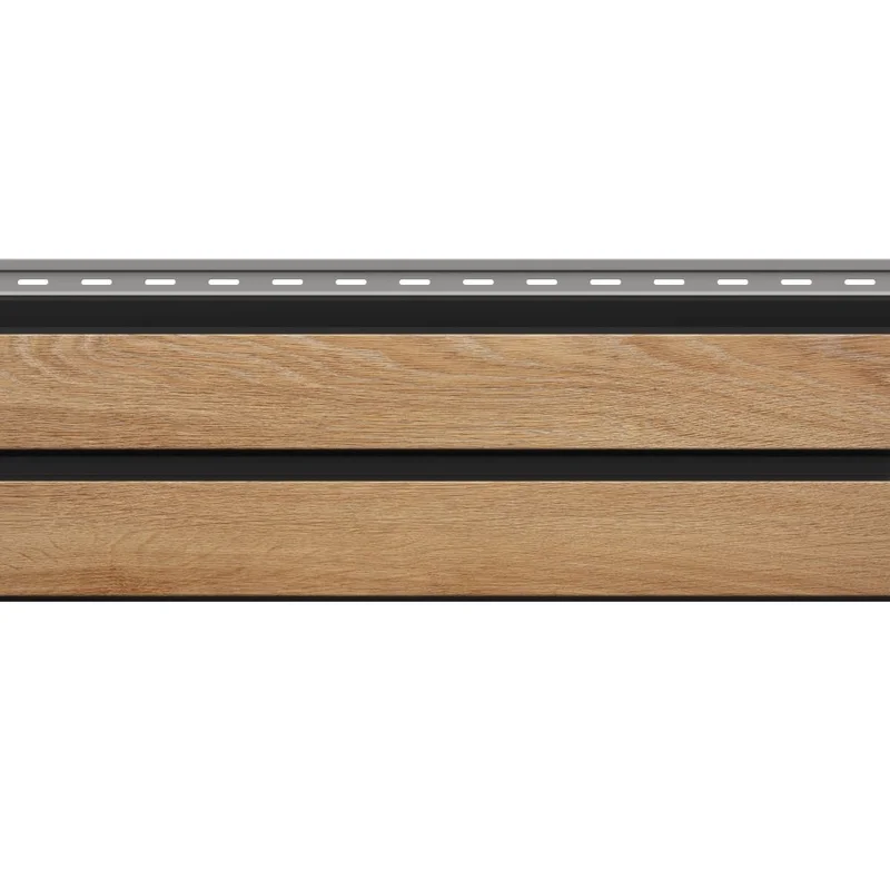 Panele elewacyjne fasadowe Solvo V-Black Dąb Naturalny 3031