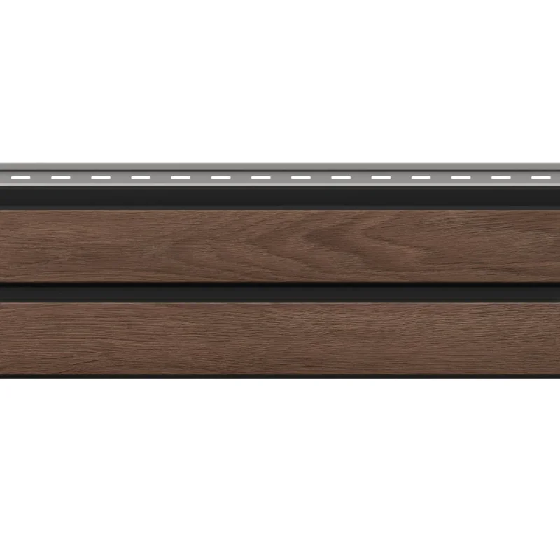 Panele elewacyjne fasadowe Solvo V-Black Dąb Czekoladowy 30