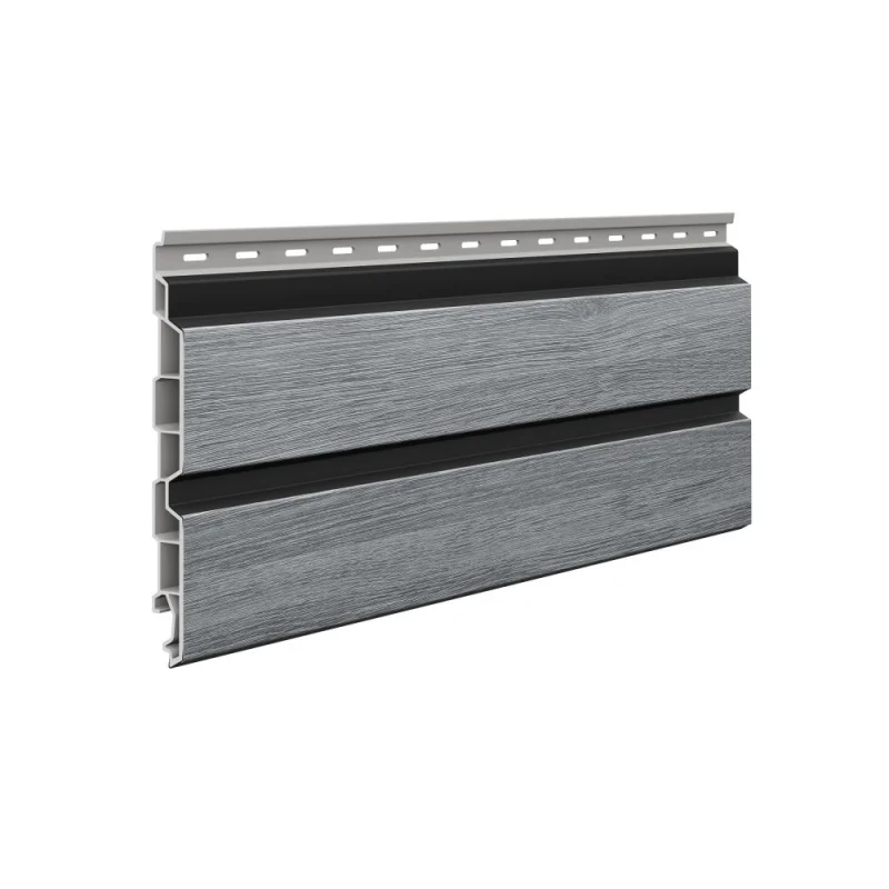 Panele elewacyjne fasadowe Solvo V-Black Dąb Szary 3031999 