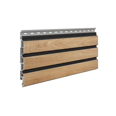 Panele elewacyjne fasadowe Solvo V-Black Dąb Naturalny 3032013 SO-03