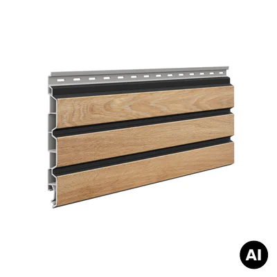 Panele elewacyjne fasadowe Solvo V-Black Dąb Naturalny 3032013 SO-03