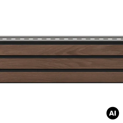 Panele elewacyjne fasadowe Solvo V-Black Dąb Czekoladowy 3032014 SO-03
