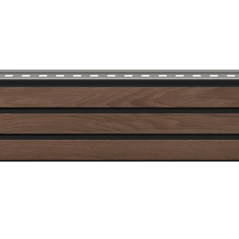 Panele elewacyjne fasadowe Solvo V-Black Dąb Czekoladowy 30