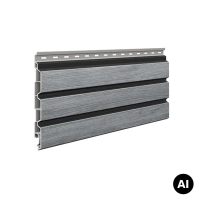 Panele elewacyjne fasadowe Solvo V-Black Dąb Szary 3032015 SO-03