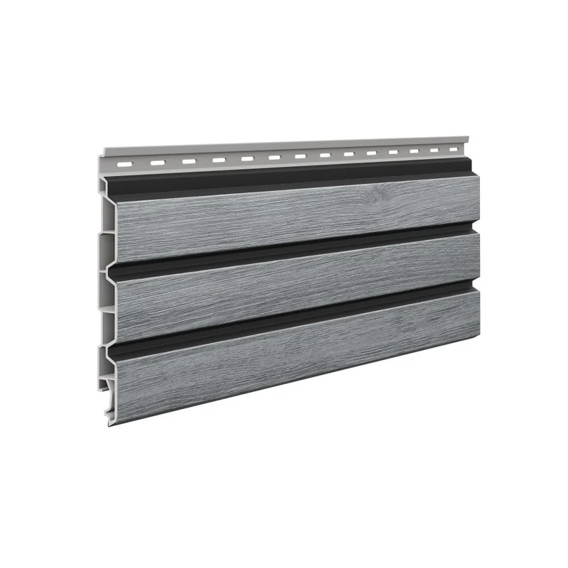 Panele elewacyjne fasadowe Solvo V-Black Dąb Szary 3032015