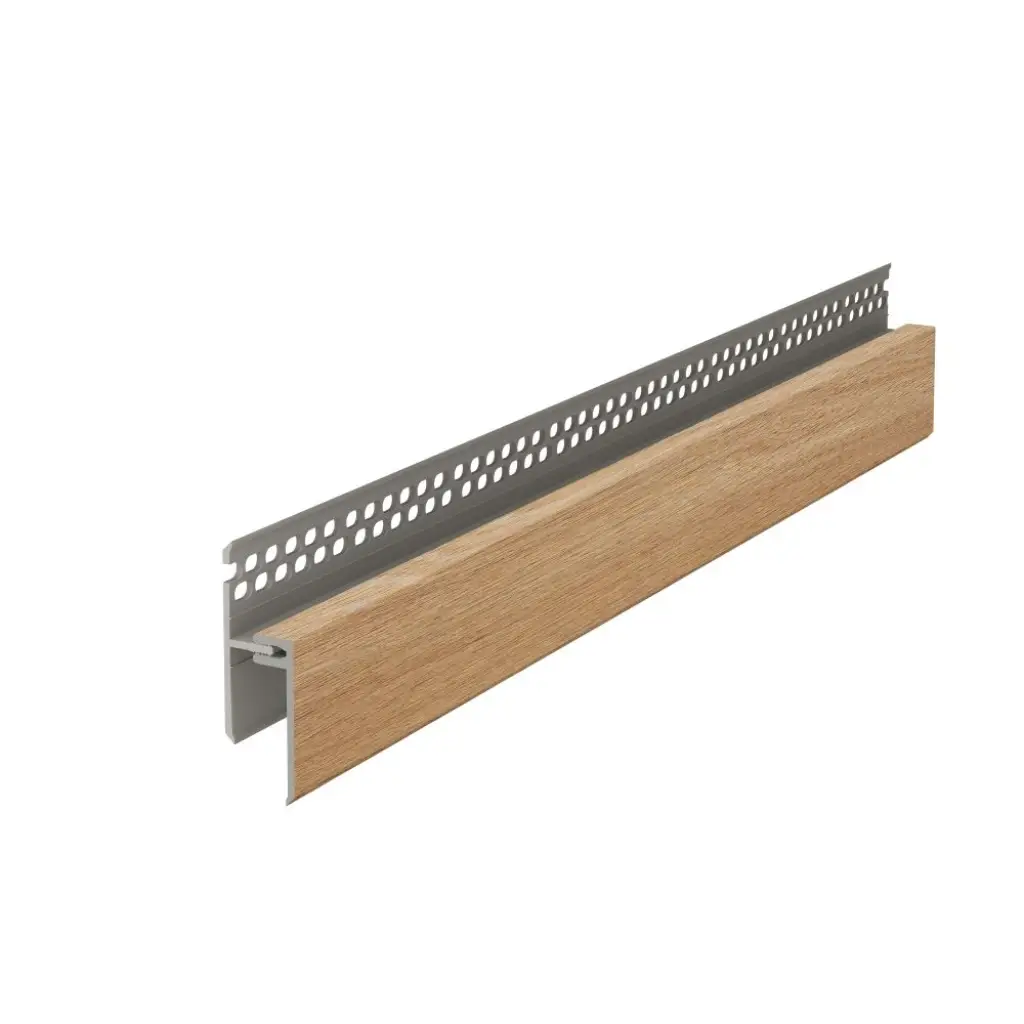 Panele elewacyjne fasadowe Solvo Listwa wentylacyjna górna Dąb Naturalny 2-cz FS-262, 3030902, Panele zewnętrzne, Solvo Akcesoria do paneli zewnętrznych, VOX