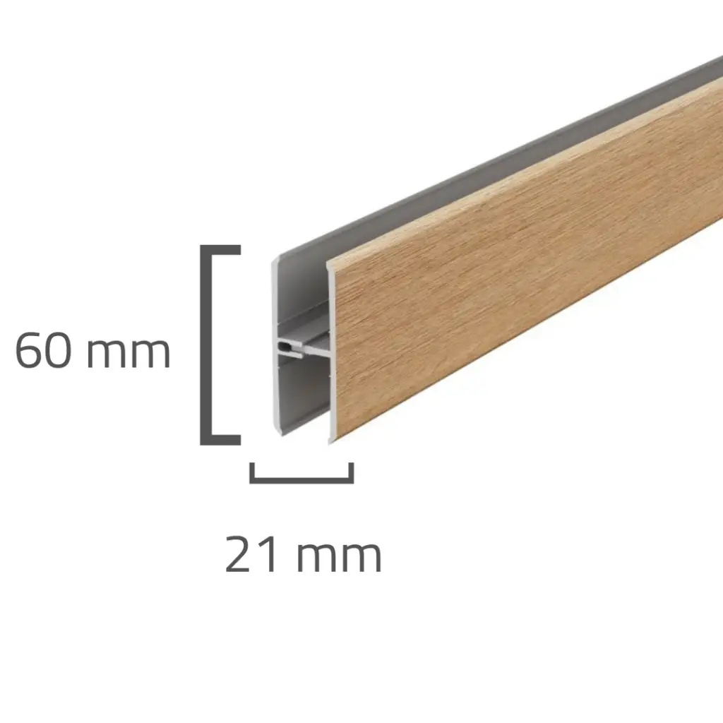 Panele elewacyjne fasadowe Solvo Łącznik Dąb Naturalny 2-cz FS-282, 3030910, Panele zewnętrzne, Solvo Akcesoria do paneli zewnętrznych, VOX