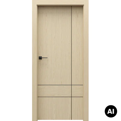 Drzwi Porta Natura Verdino model V.2 z intarsją
