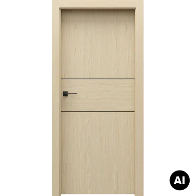 Drzwi Porta Natura Verdino model V.3 z intarsją