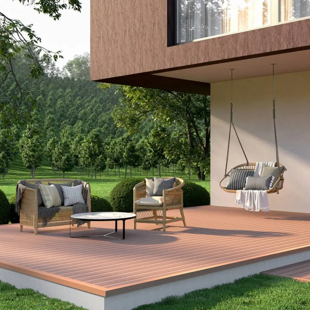 Deska tarasowa dwustronna Toskania Faggio 3,0m 25 mm, BI7A01, Deska tarasowa, Kolory Świata, Bergdeck