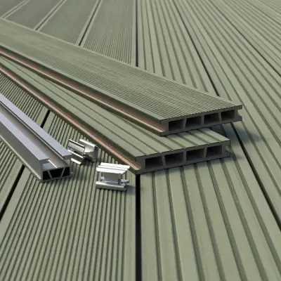 Deska tarasowa dwustronna Toskania Olivio 3,0m 25 mm, BI7A02