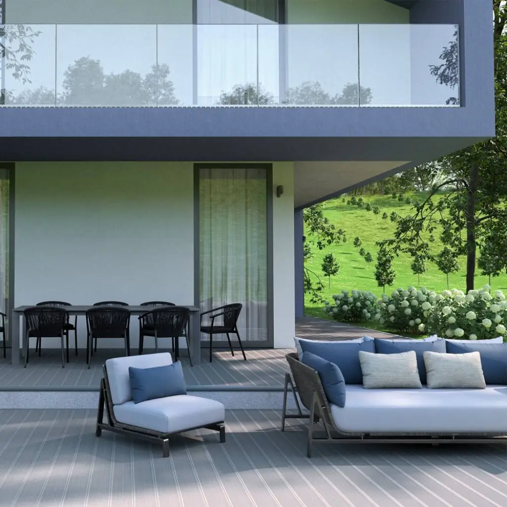 Deska tarasowa dwustronna Toskania Eucalipto 3,0m 25 mm, BI7A03, Deska tarasowa, Kolory Świata, Bergdeck