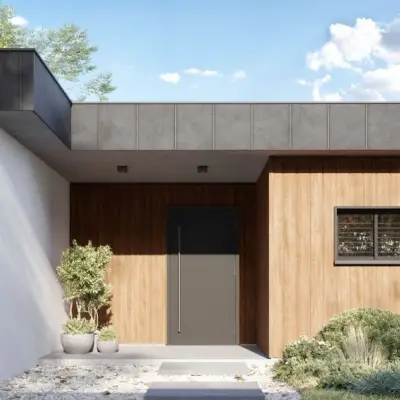 Panele elewacyjne fasadowe Solvo Listwa narożna zewnętrzna Dąb Naturalny 2-cz FS-222, 3030870