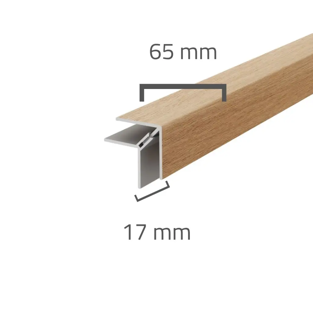 Panele elewacyjne fasadowe Solvo Listwa narożna zewnętrzna Dąb Naturalny 2-cz FS-222, 3030870, Panele zewnętrzne, Solvo Akcesoria do paneli zewnętrznych, VOX