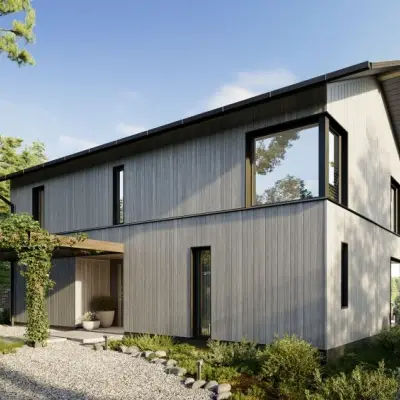 Panele elewacyjne fasadowe Solvo Listwa zakończeniowa Dąb Szary 2-cz FS-252, 3030888